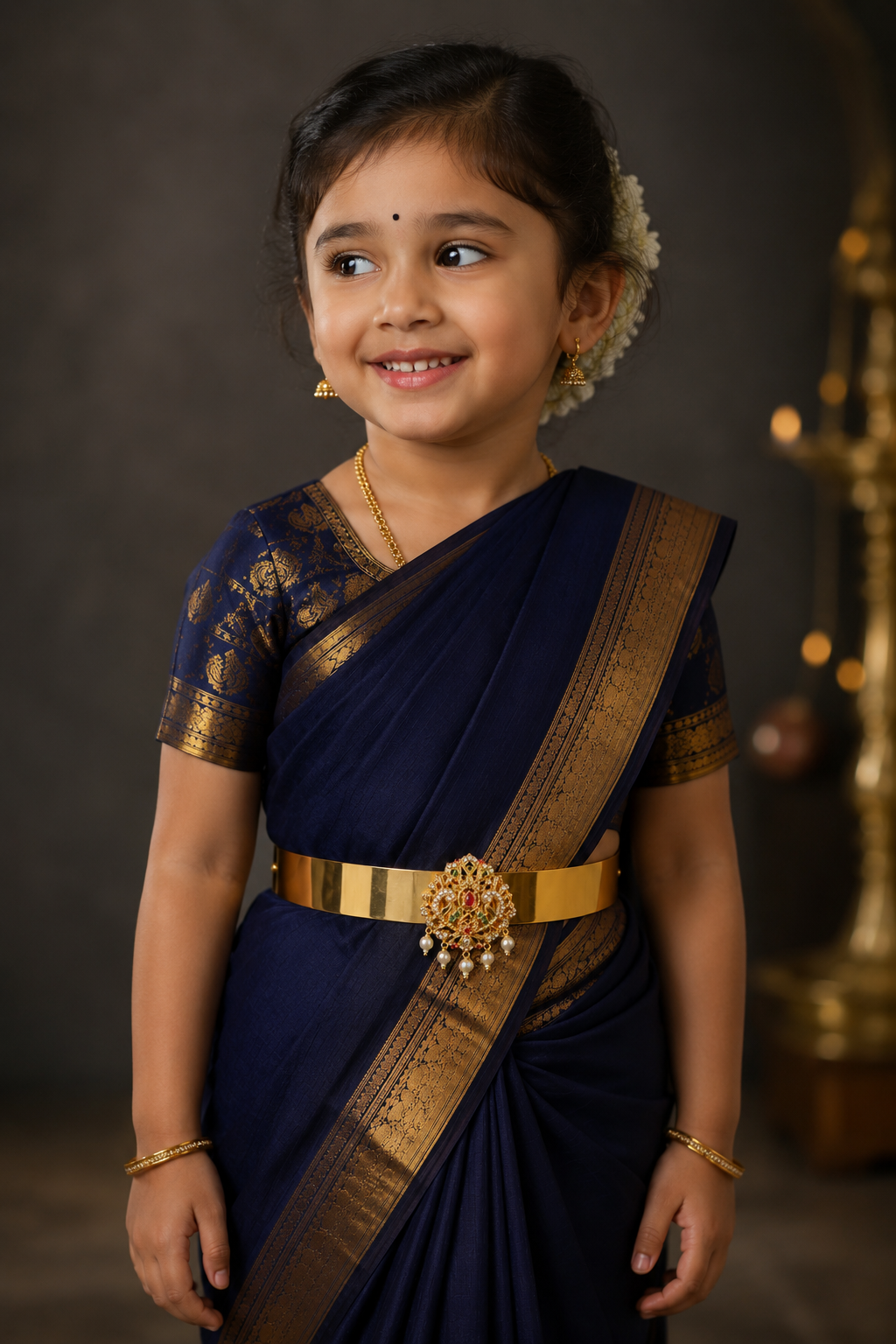 Kanchipuram Kids Hip Chain Belt(small size)