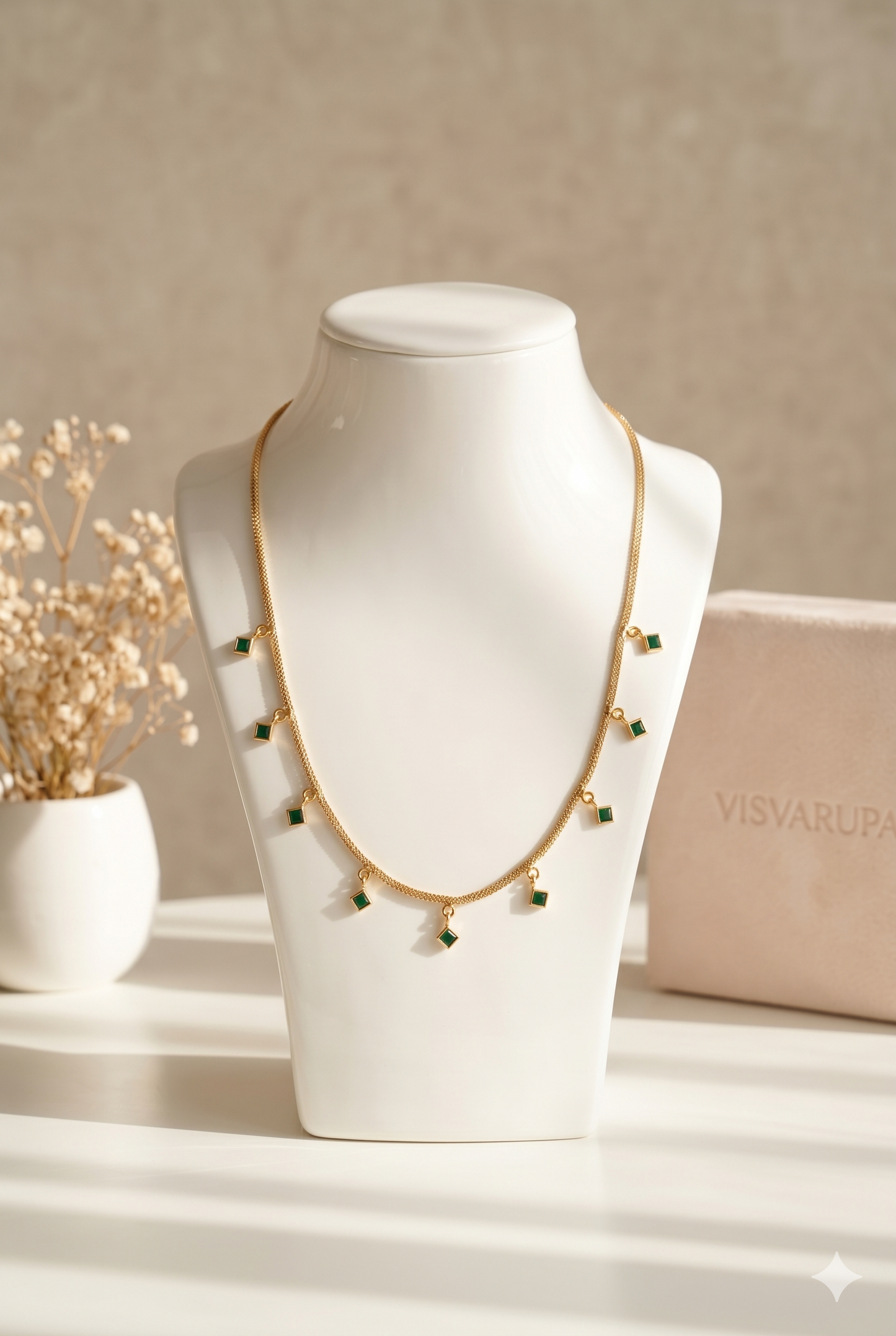 Mutlistone Charm Chain