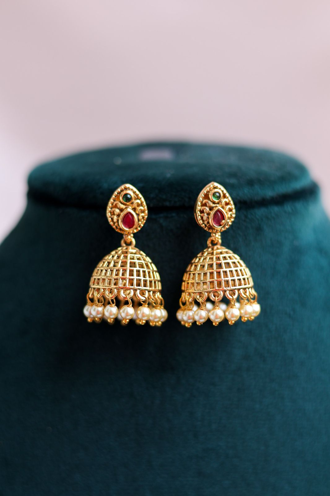 Mini Pearl Drop Jhumka