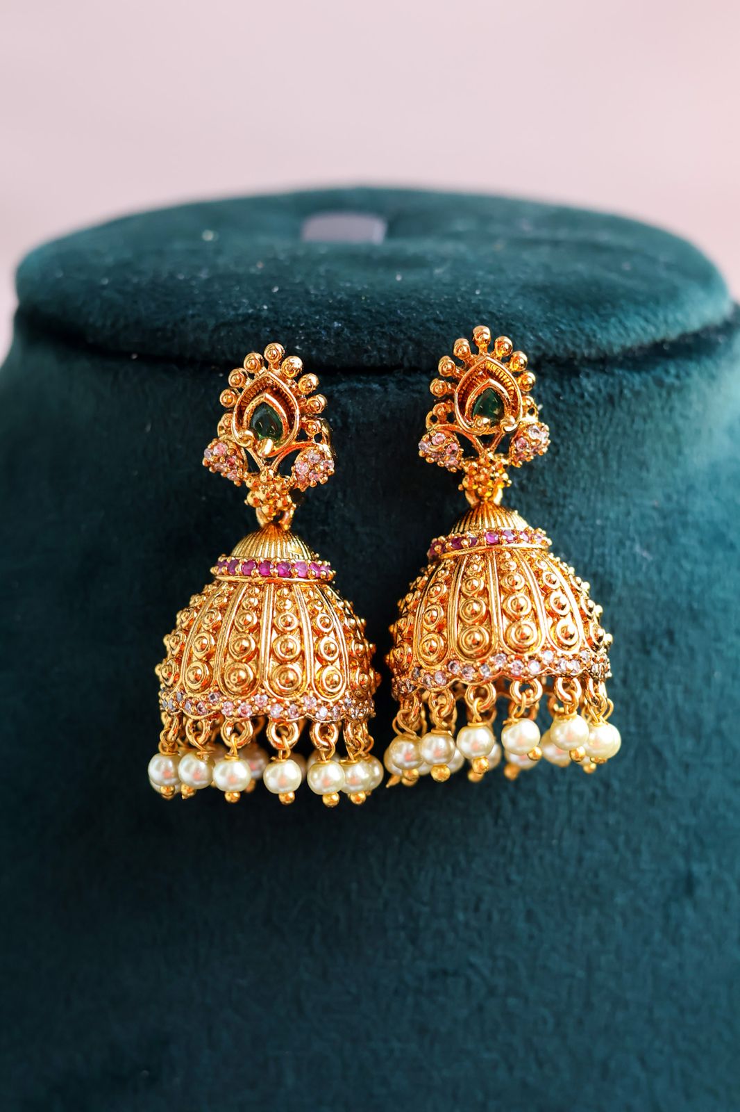 Traditional Gold Jhumki