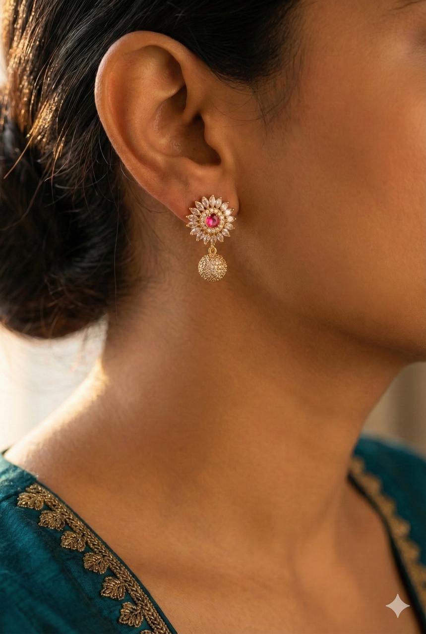 Interchange 4 in 1 earring