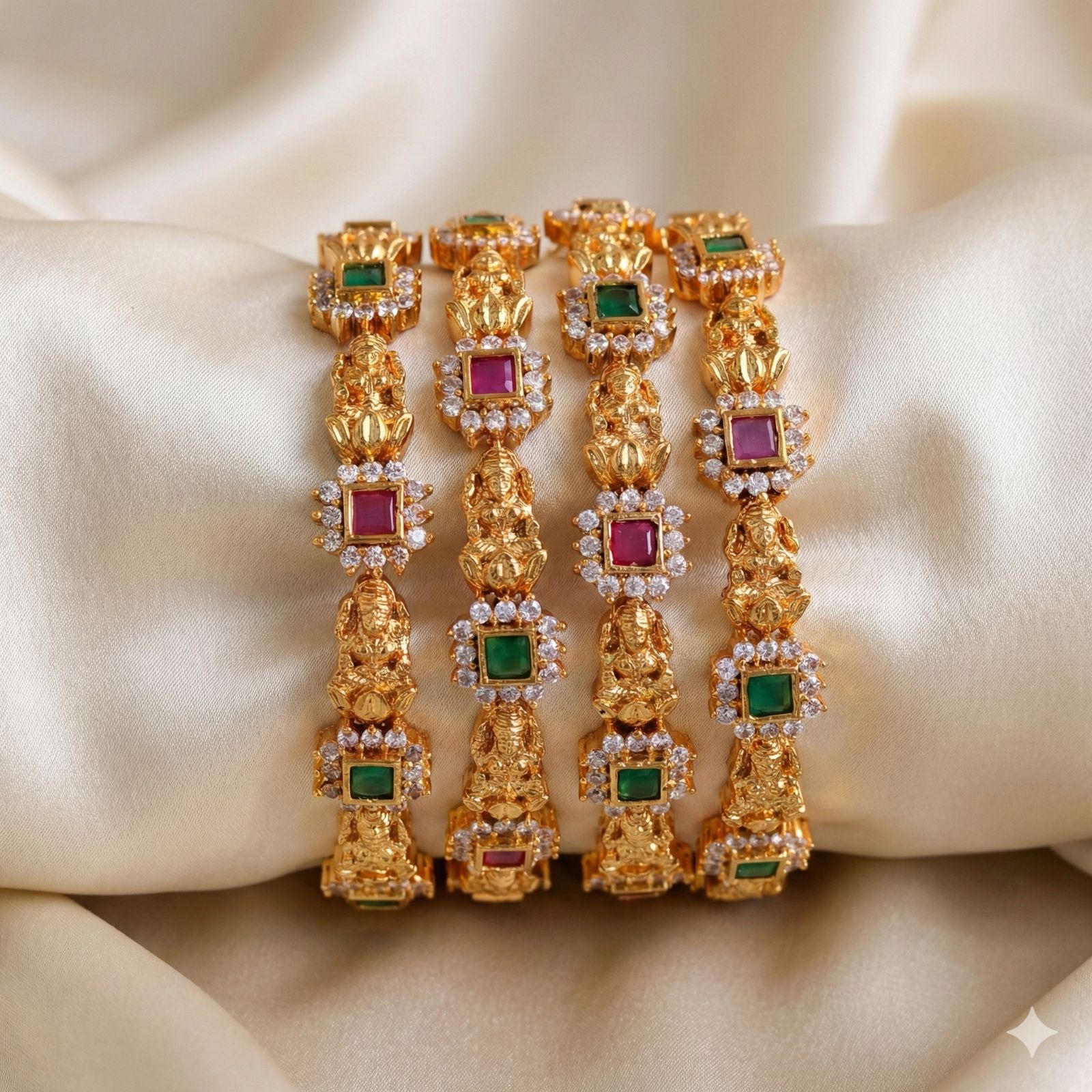 Imitation Gold Bangles & Kada Online – Kemp & AD | Visvarupa ...