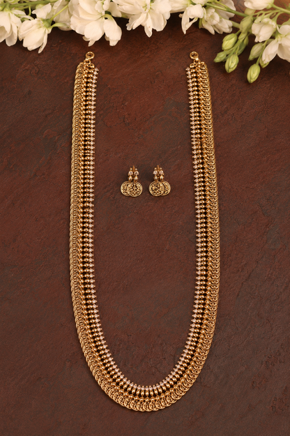 Antique Gold Multi-Strand Long Haram Set