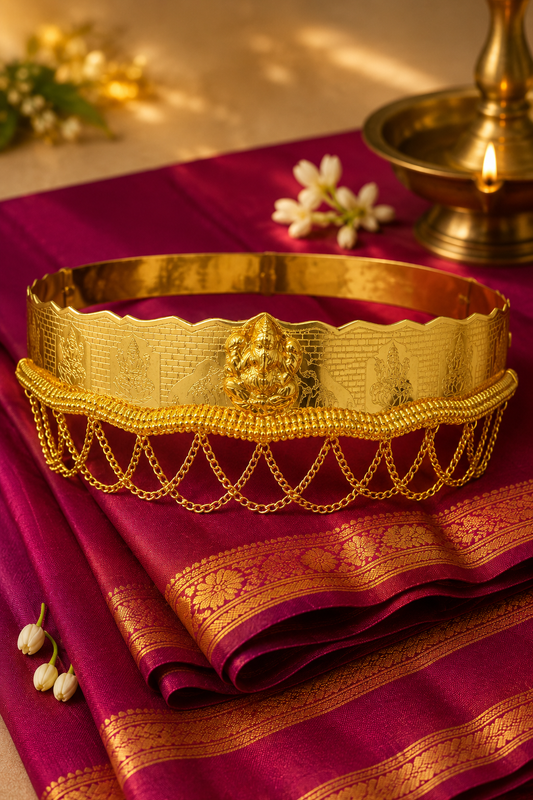 Lakshmi Gold Hip Belt for Girls – Small Size