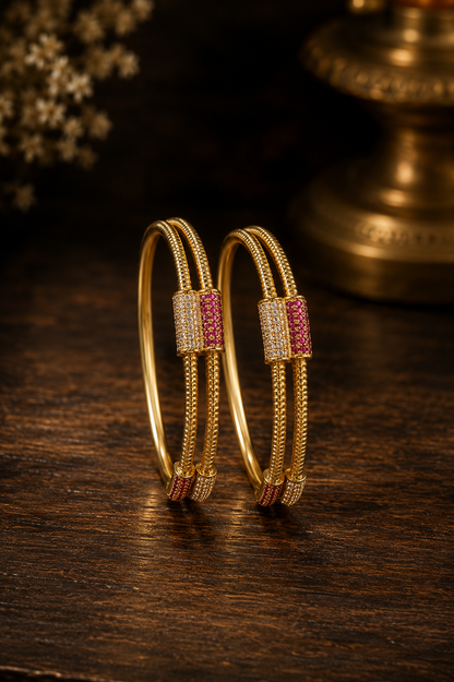 Regal stone Link bangle