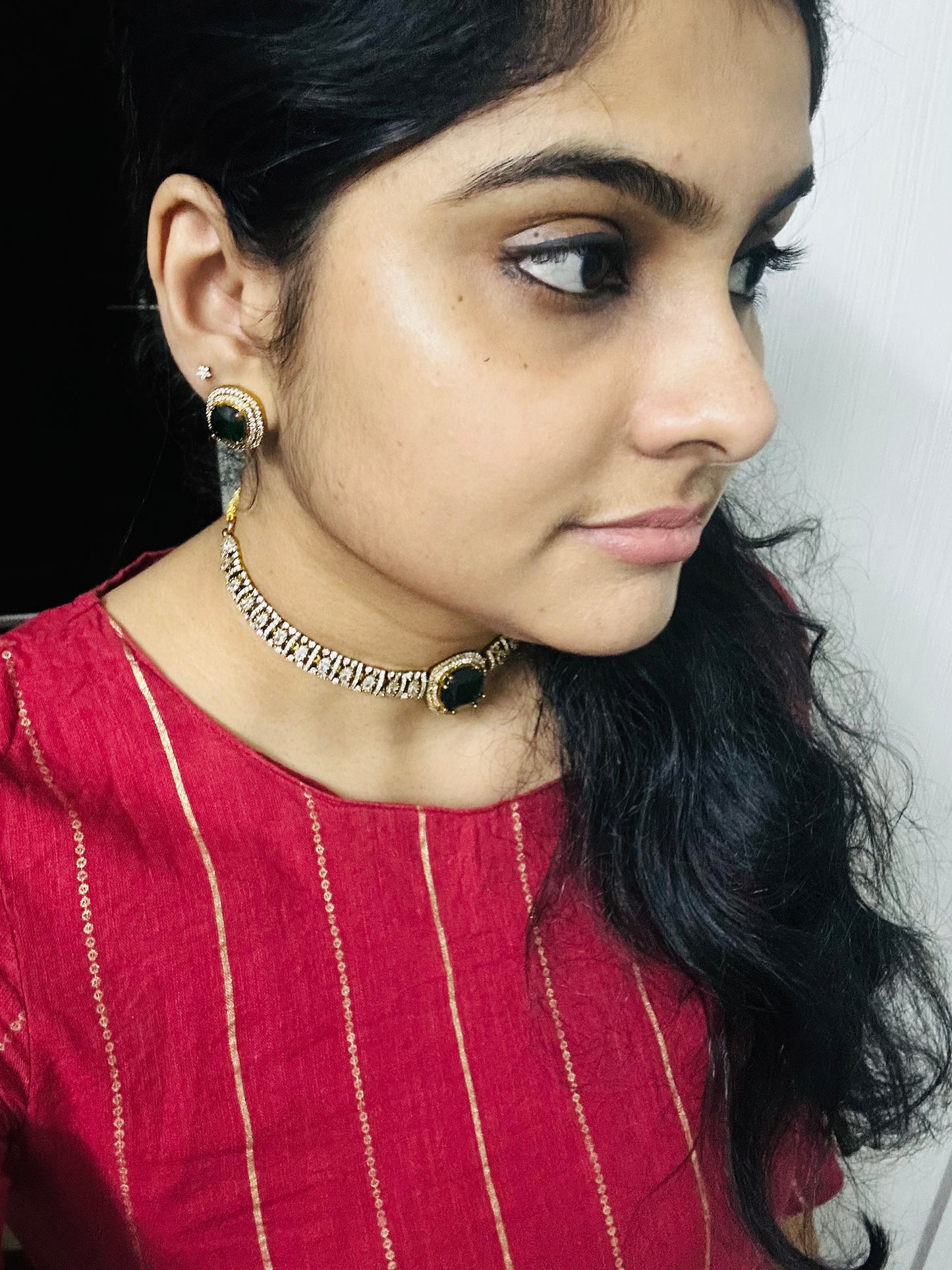 Victorian AD green choker
