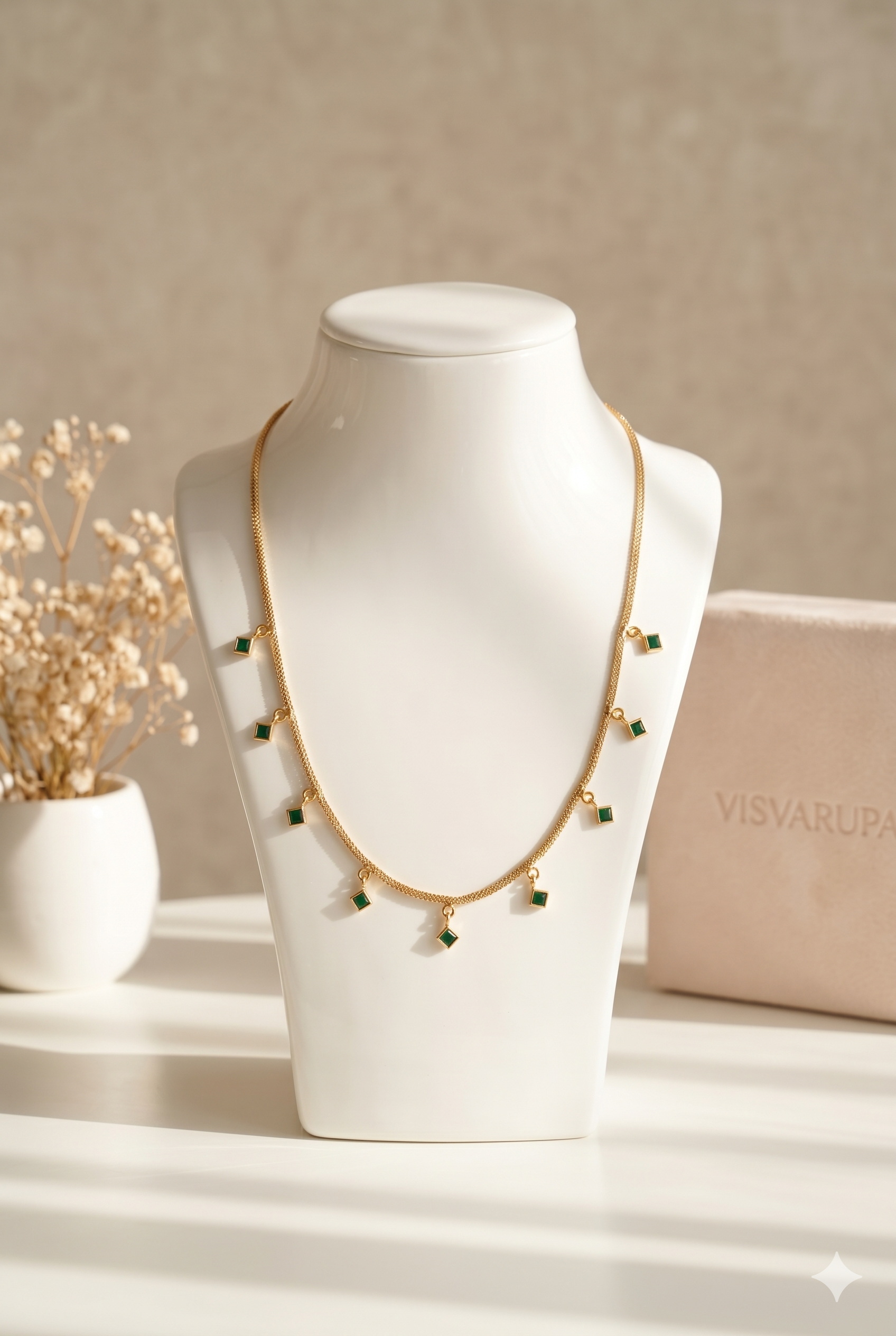 Mutlistone Charm Chain