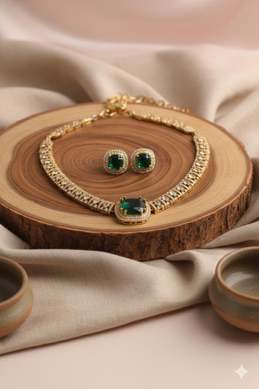 Victorian AD green choker