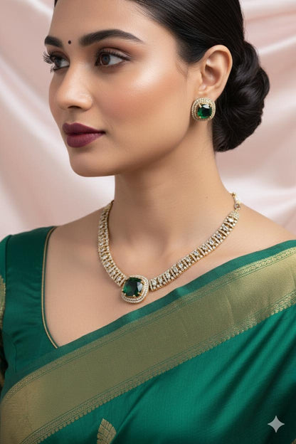 Victorian AD green choker
