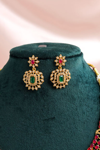 Emerald Kundan Choker Set