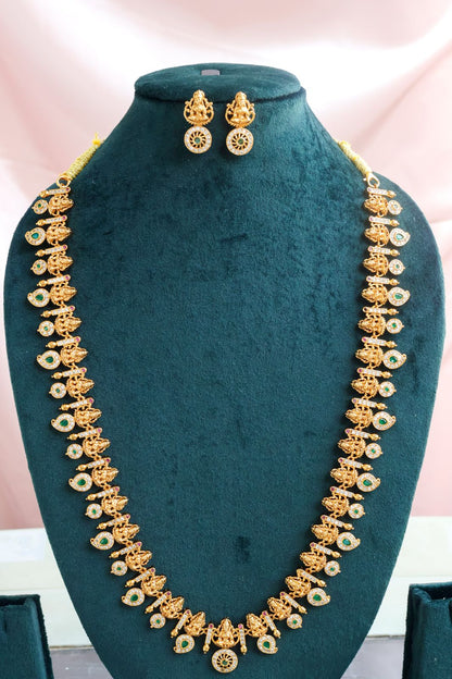 Navaratna Temple Necklace Combo
