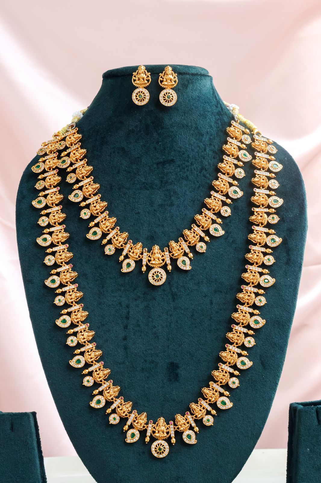 Navaratna Temple Necklace Combo