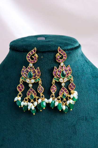 Pure Kemp Lotus earrings