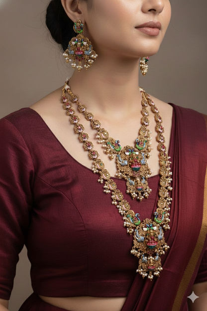 Sri Devi Nakshi Haram Bridal Set