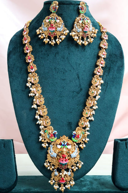 Sri Devi Nakshi Haram Bridal Set