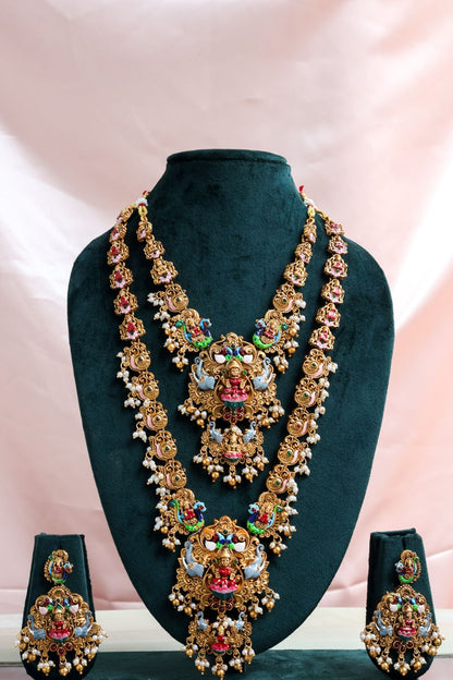 Sri Devi Nakshi Haram Bridal Set