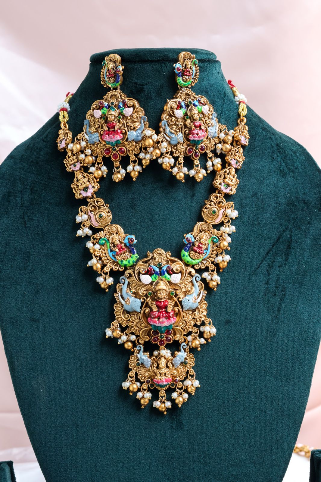 Sri Devi Nakshi Haram Bridal Set