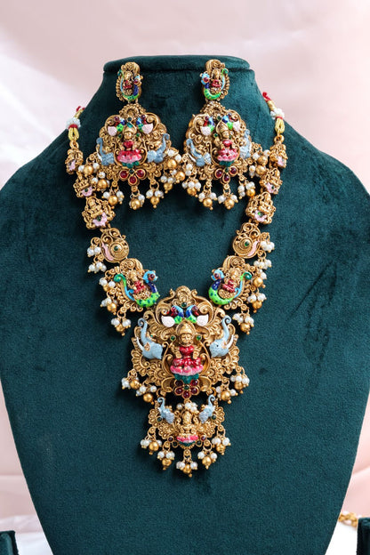 Sri Devi Nakshi Haram Bridal Set