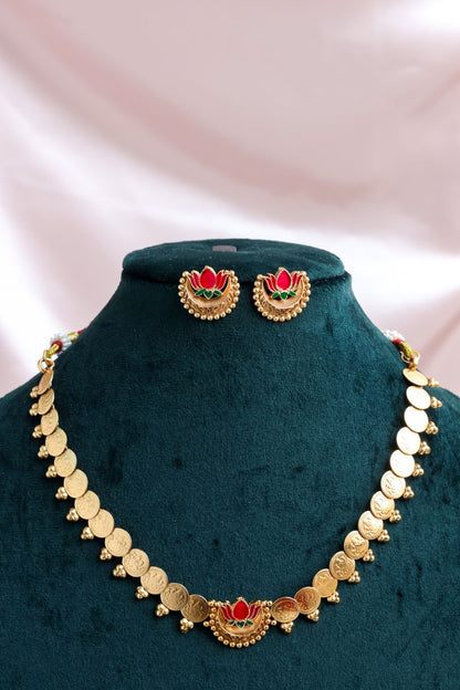 Lotus Design Coin choker