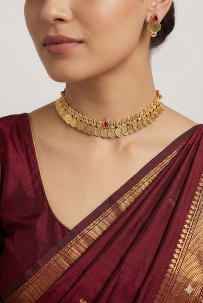 Traditional coin necklace