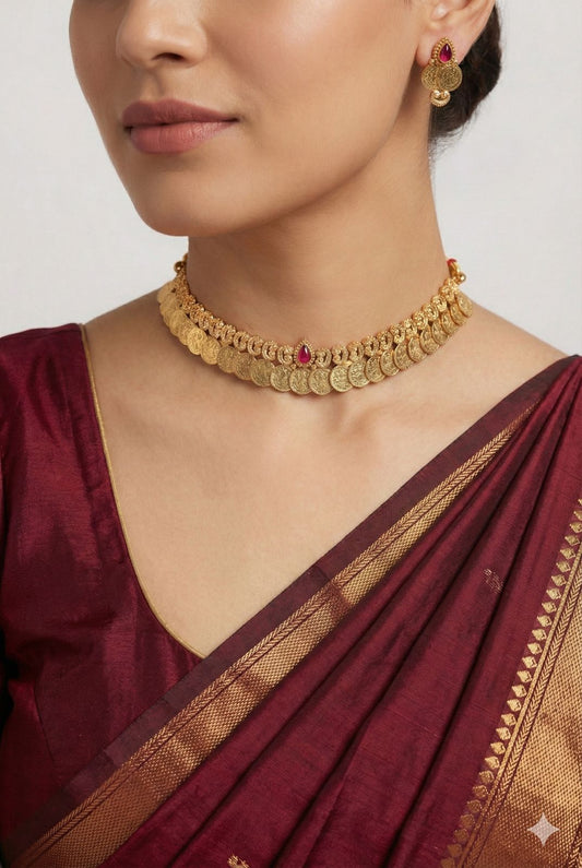 Traditional coin necklace