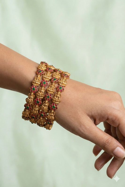 Lakshmi Floral Bangle