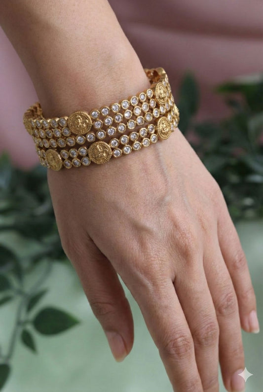 Lakshmi medallion bangle  (2 bangles)