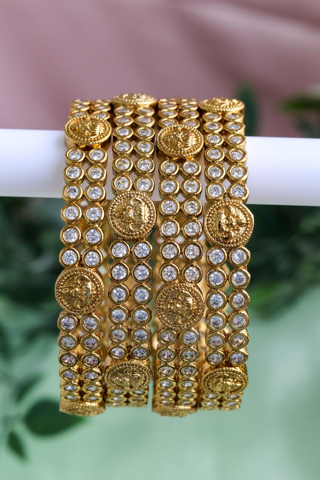 Lakshmi medallion bangle  (2 bangles)