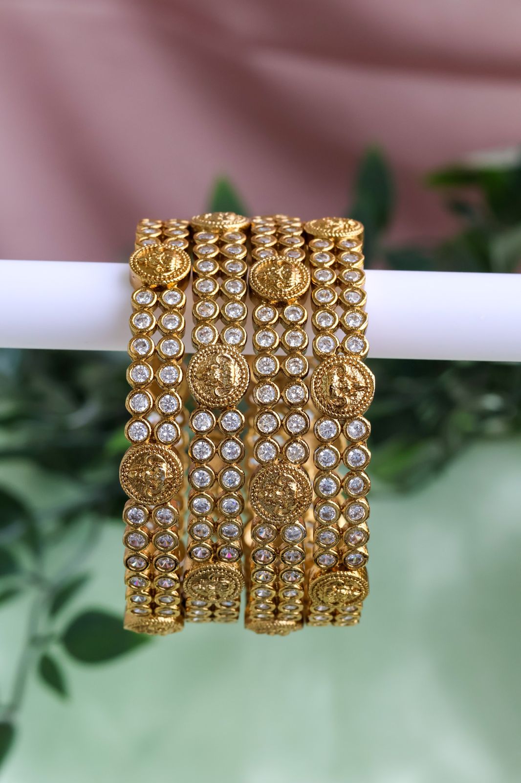 Lakshmi medallion bangle  (2 bangles)
