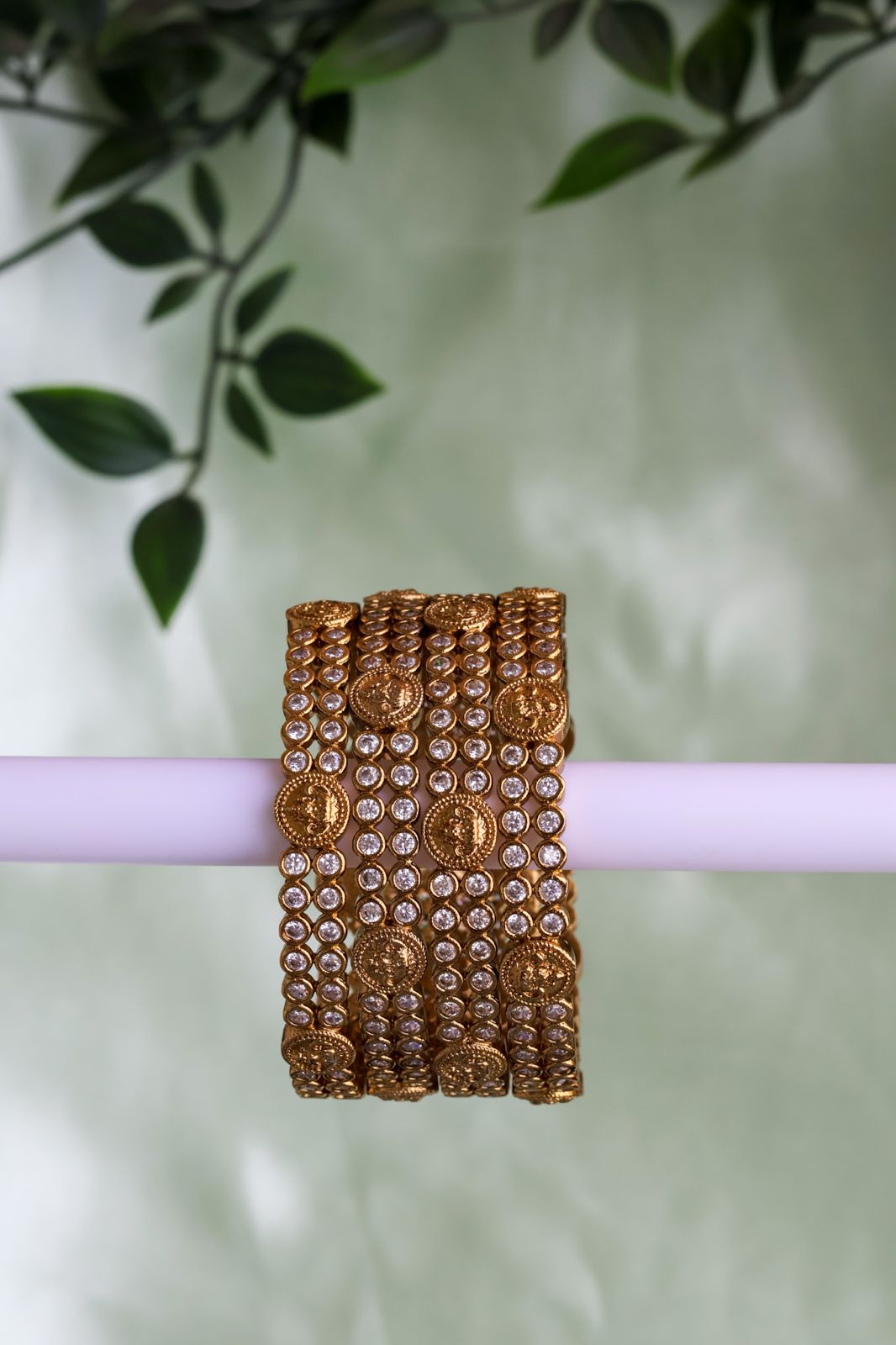 Lakshmi medallion bangle  (2 bangles)