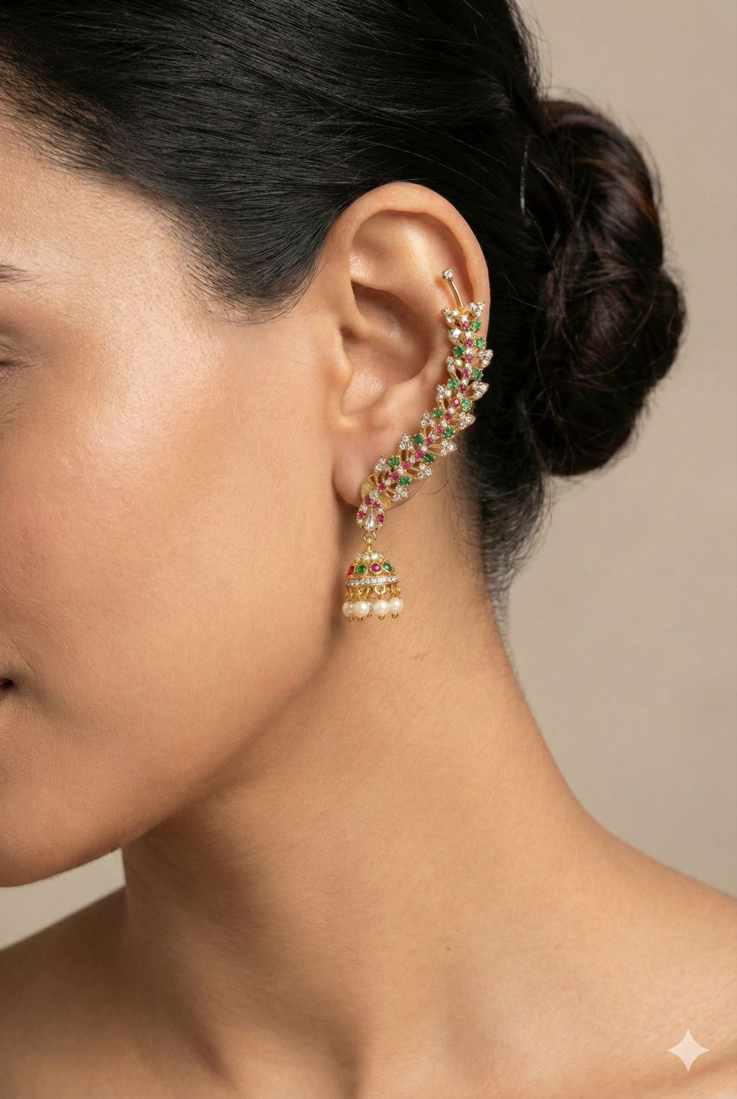 AD Haar Cuff Jhumka