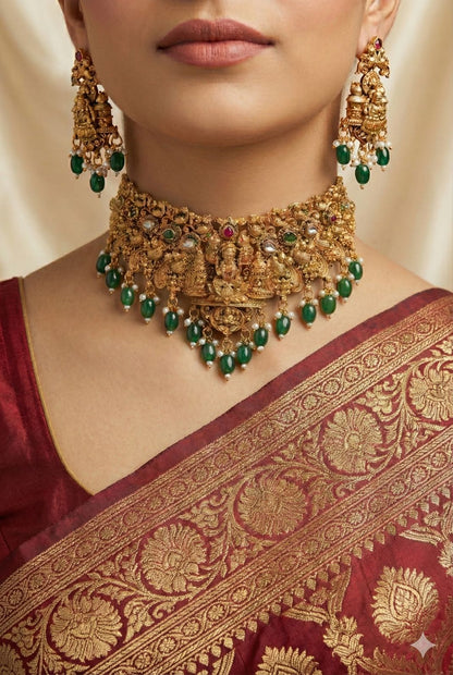 Bridal Sri Lakshmi Nakshi Temple Choker