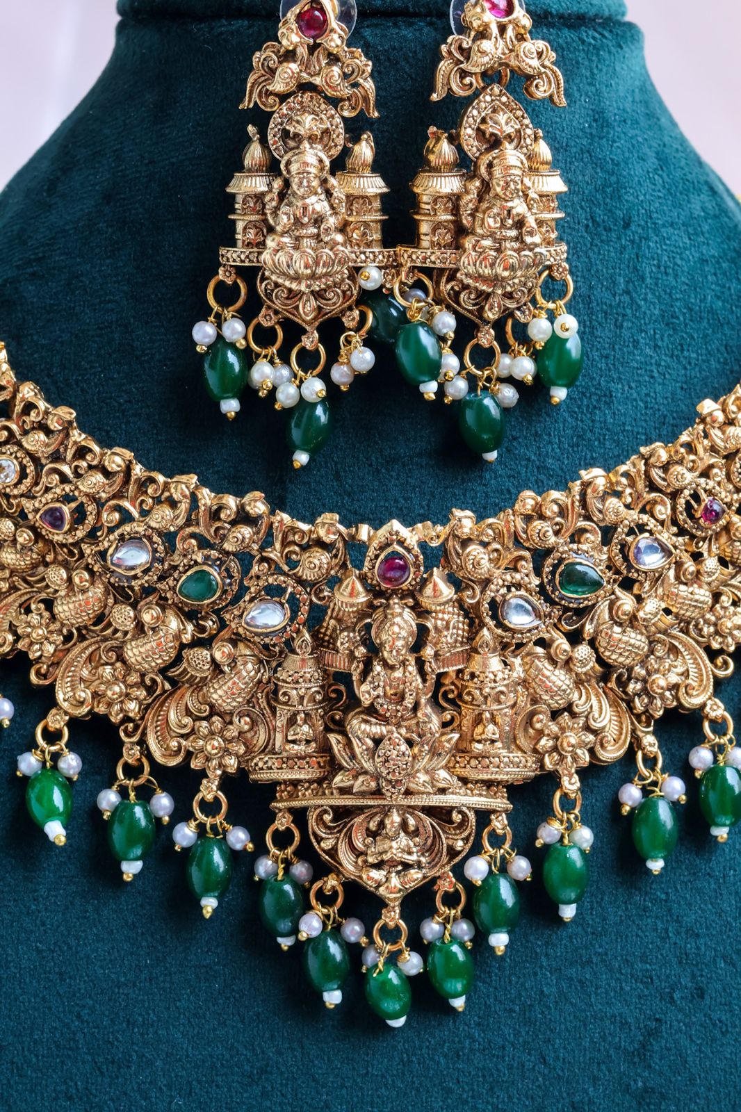 Bridal Sri Lakshmi Nakshi Temple Choker