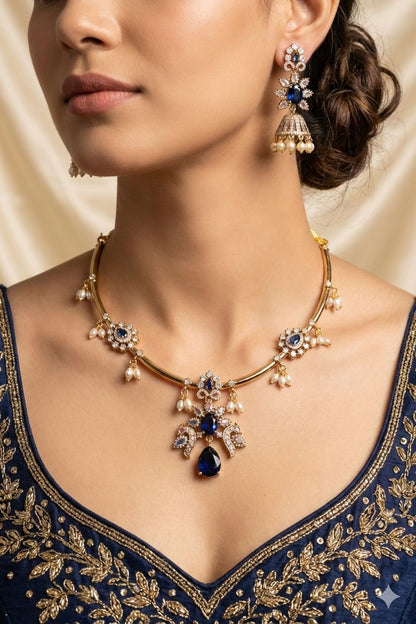 Sapphire/Emerald Imperial Choker