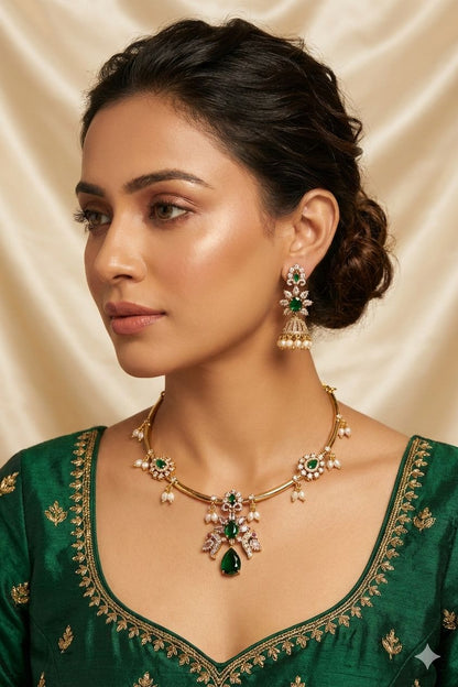 Sapphire/Emerald Imperial Choker