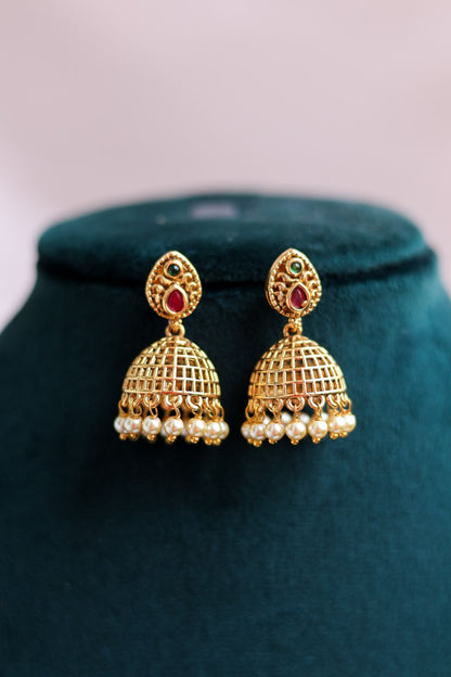 Mini Pearl Drop Jhumka