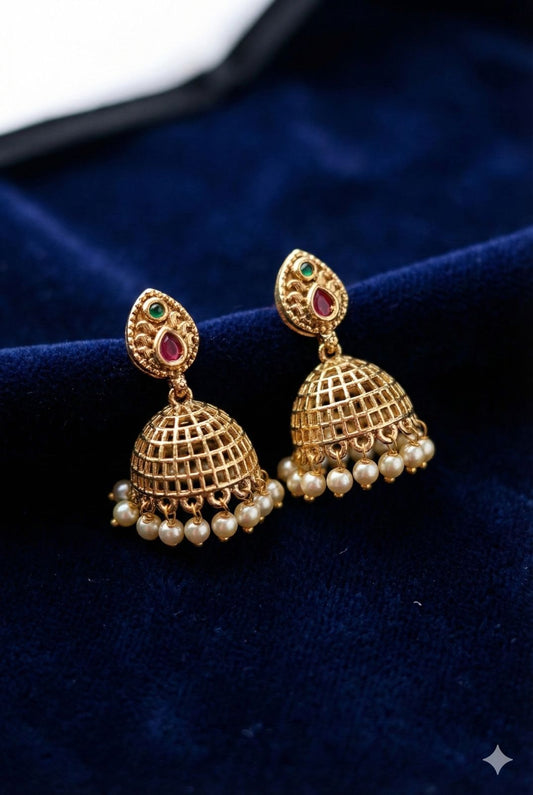 Mini Pearl Drop Jhumka