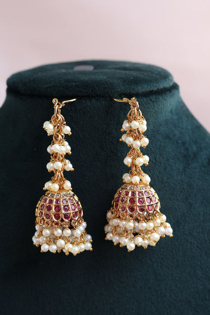 Jharna Pearl Kemp Jhumka