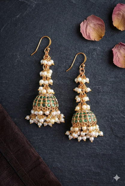 Jharna Pearl Kemp Jhumka