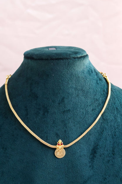 Traditional Eka-Kasu Everyday Chain - 1 Gram Micro Polished