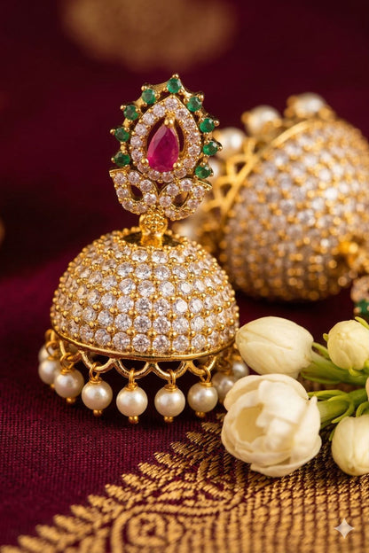 Stone Studded Jhumki