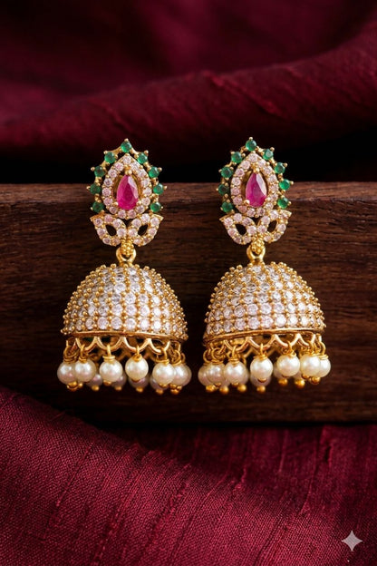 Stone Studded Jhumki