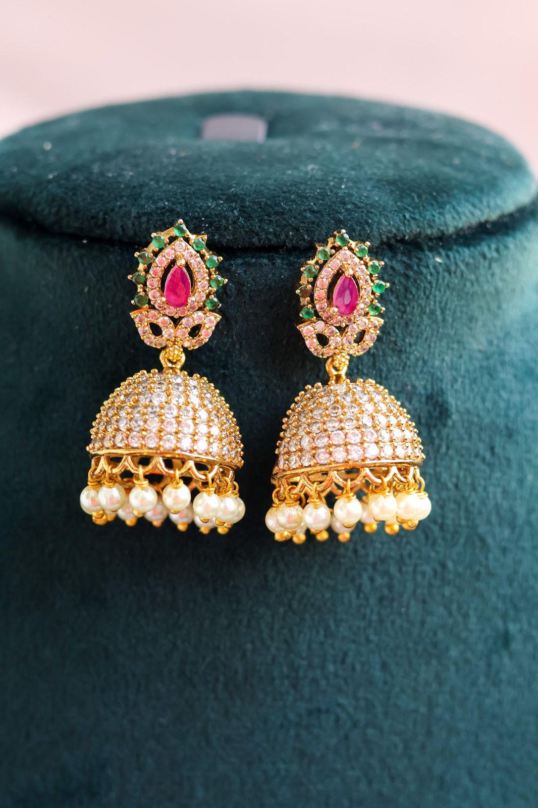 Stone Studded Jhumki