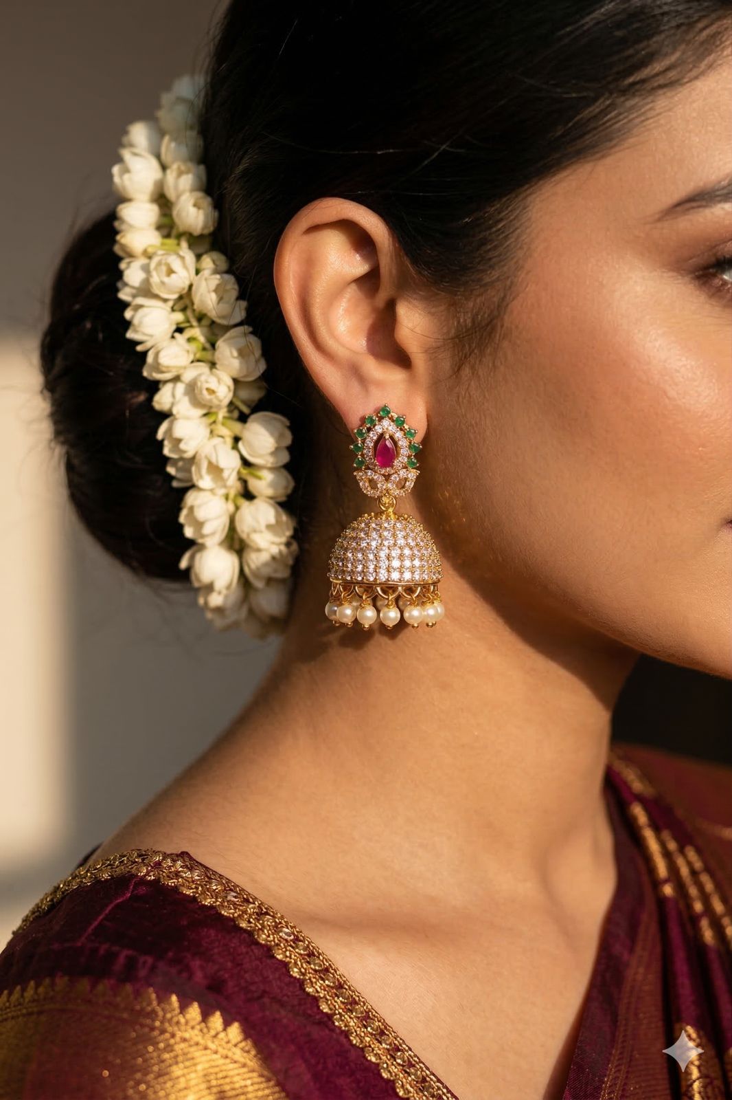 Stone Studded Jhumki