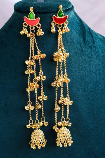 Kashmiri Chand Ghungaroo Jhumkas