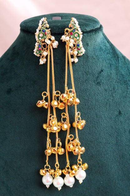 Peacock Viral Kashmiri Earrings
