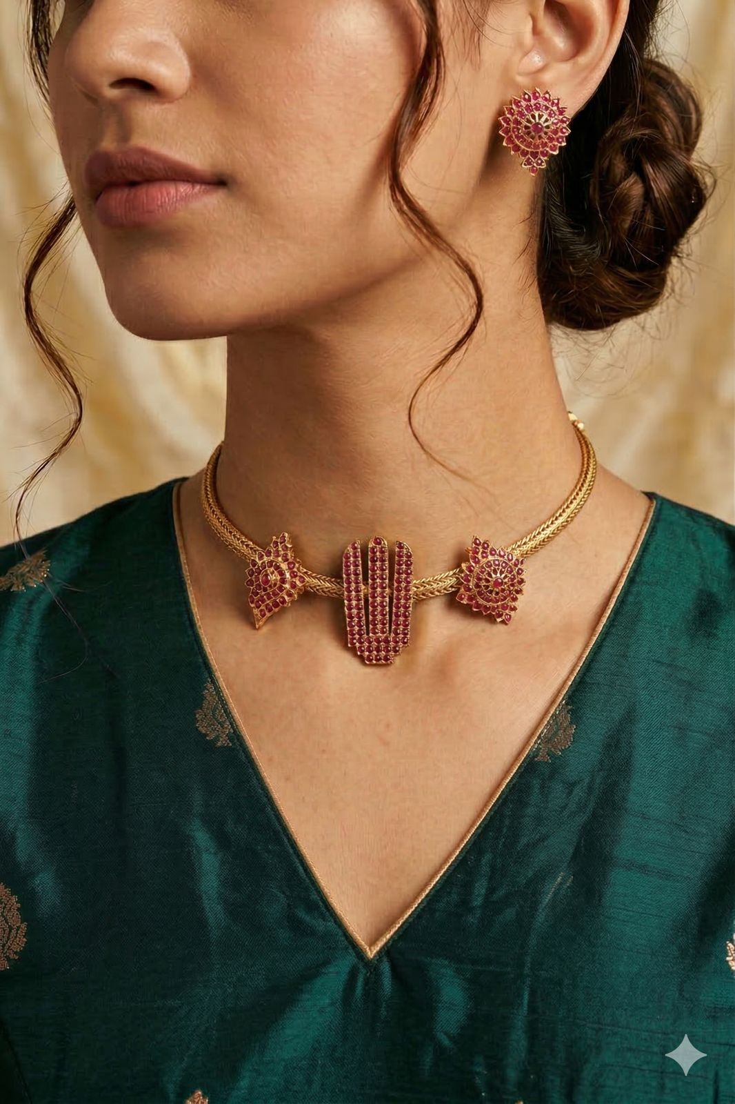 Vishnu Vaibhavam Kemp Collar