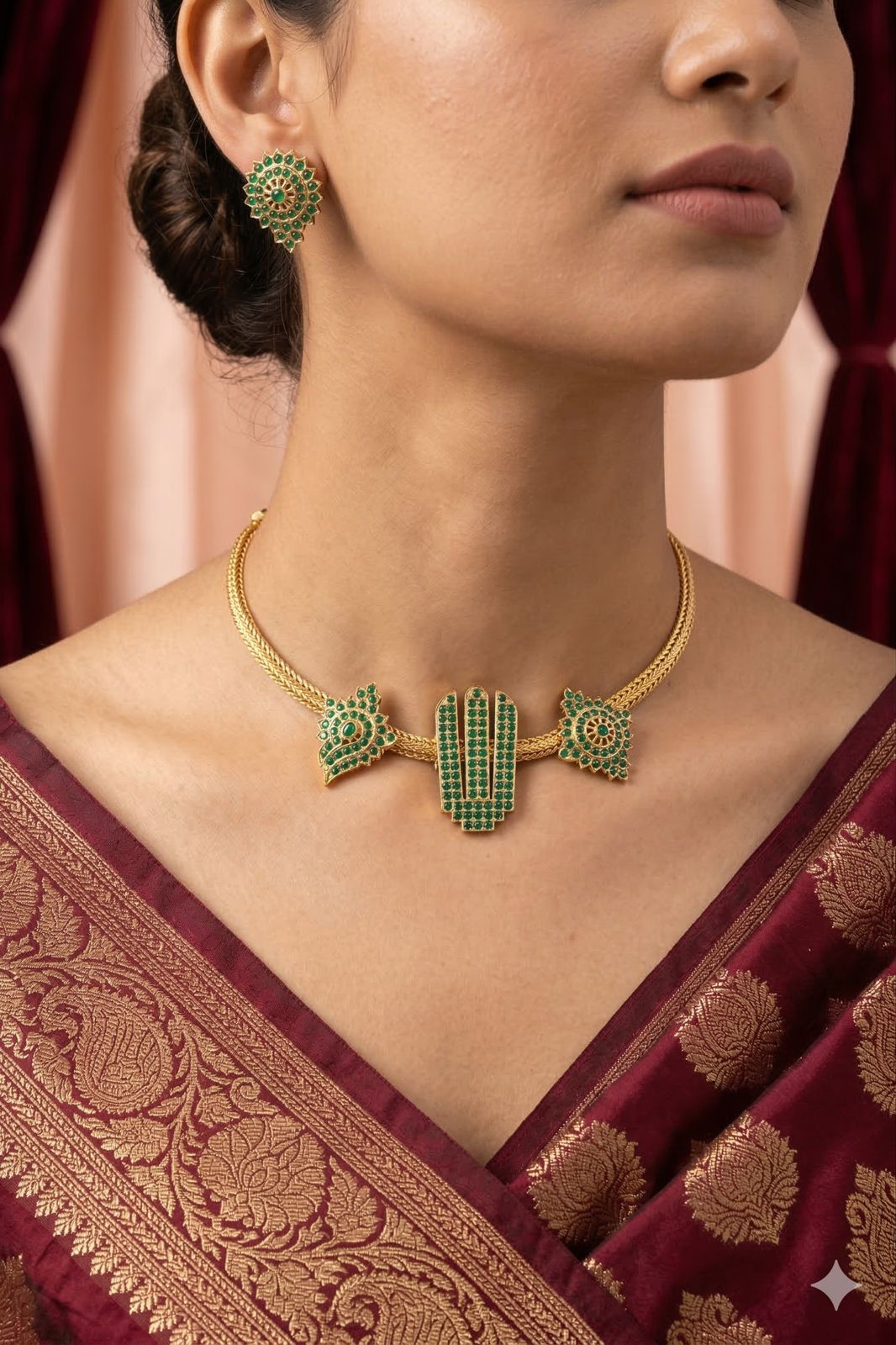 Vishnu Vaibhavam Kemp Collar