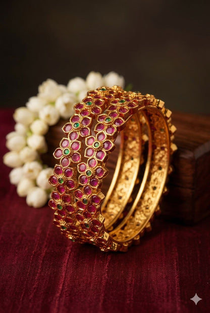 Floral Kemp Bangles