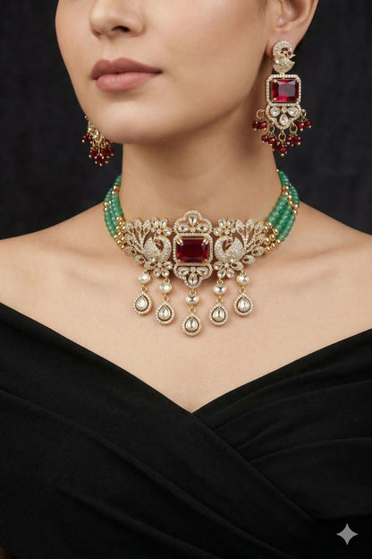Royal Mayura Choker Set